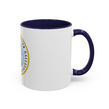 US Coast Guard Cutter Gallatin WHEC 721 (U.S. Coast Guard) Accent Coffee Mug