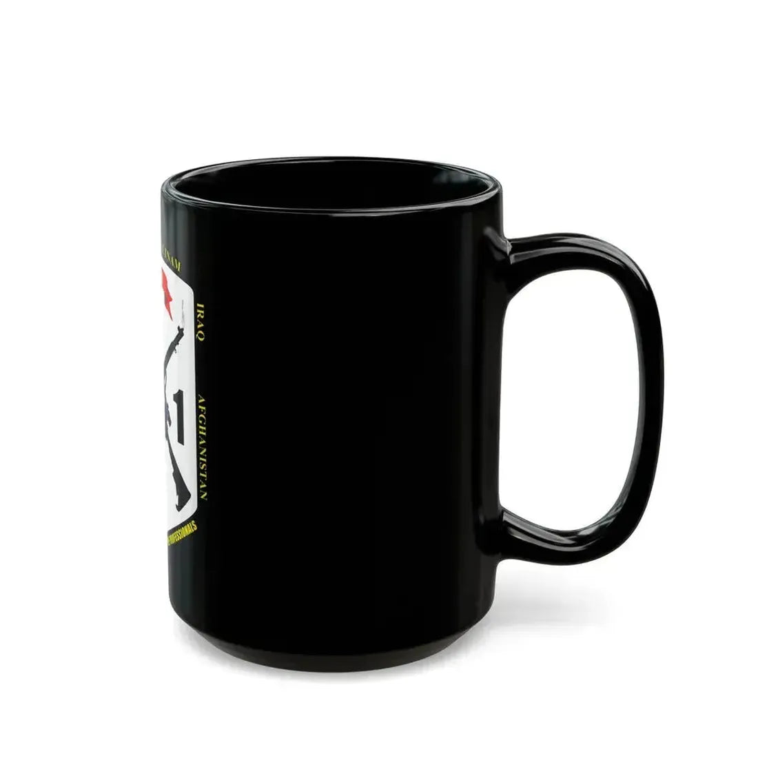 44593 (USMC) Black Coffee Mug - Go Mug Yourself