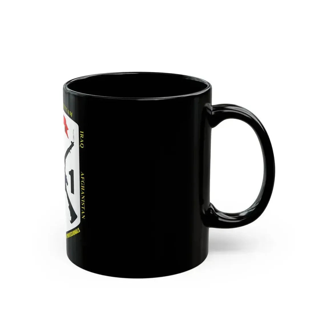 44593 (USMC) Black Coffee Mug - Go Mug Yourself