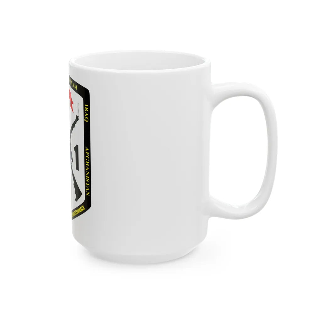 44593 (USMC) White Coffee Mug-Go Mug Yourself