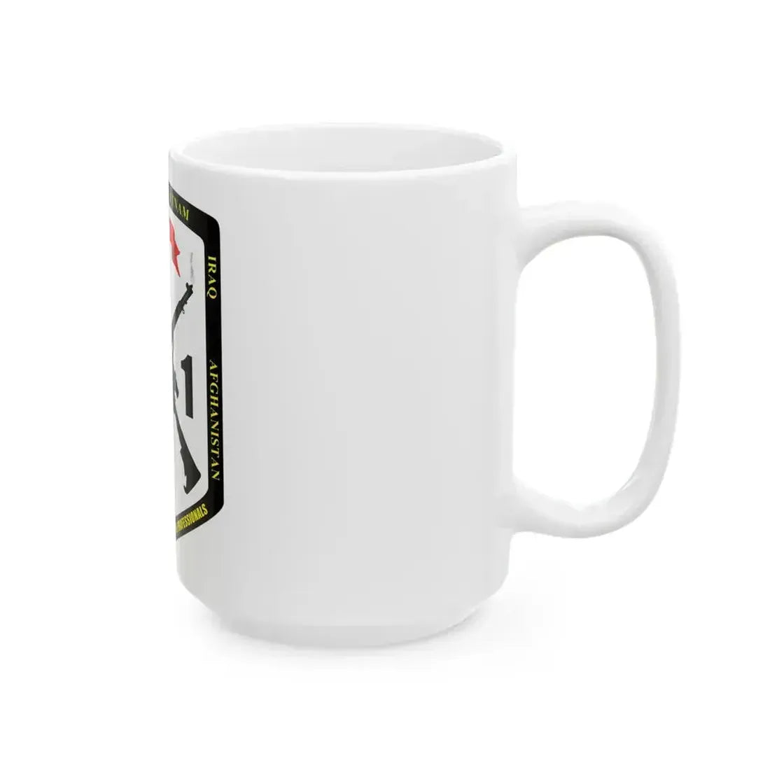 44593 (USMC) White Coffee Mug - Go Mug Yourself