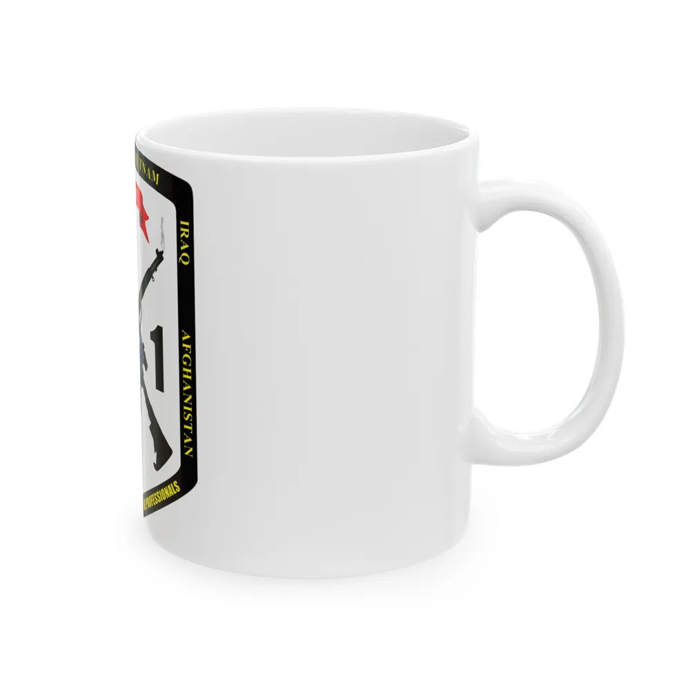 44593 (USMC) White Coffee Mug-Go Mug Yourself