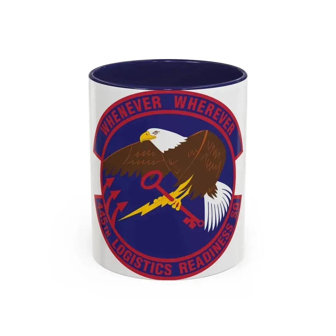445th Logistics Readiness Squadron (U.S. Air Force) Accent Coffee Mug 11oz Navy - Go Mug Yourself