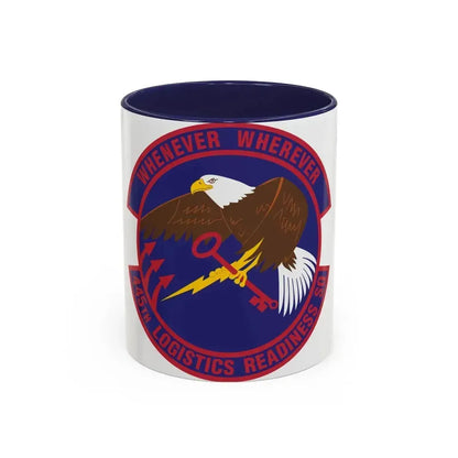445th Logistics Readiness Squadron (U.S. Air Force) Accent Coffee Mug 11oz Navy - Go Mug Yourself