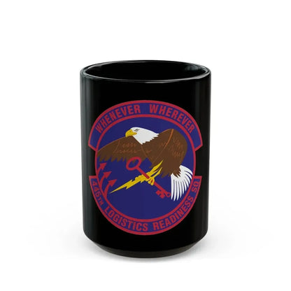 445th Logistics Readiness Squadron (U.S. Air Force) Black Coffee Mug 15oz - Go Mug Yourself