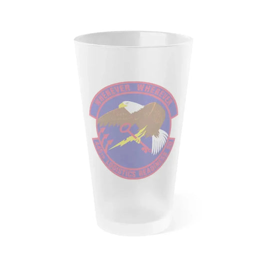 445th Logistics Readiness Squadron (U.S. Air Force) Frosted Pint Glass 16oz 16oz Frosted - Go Mug Yourself