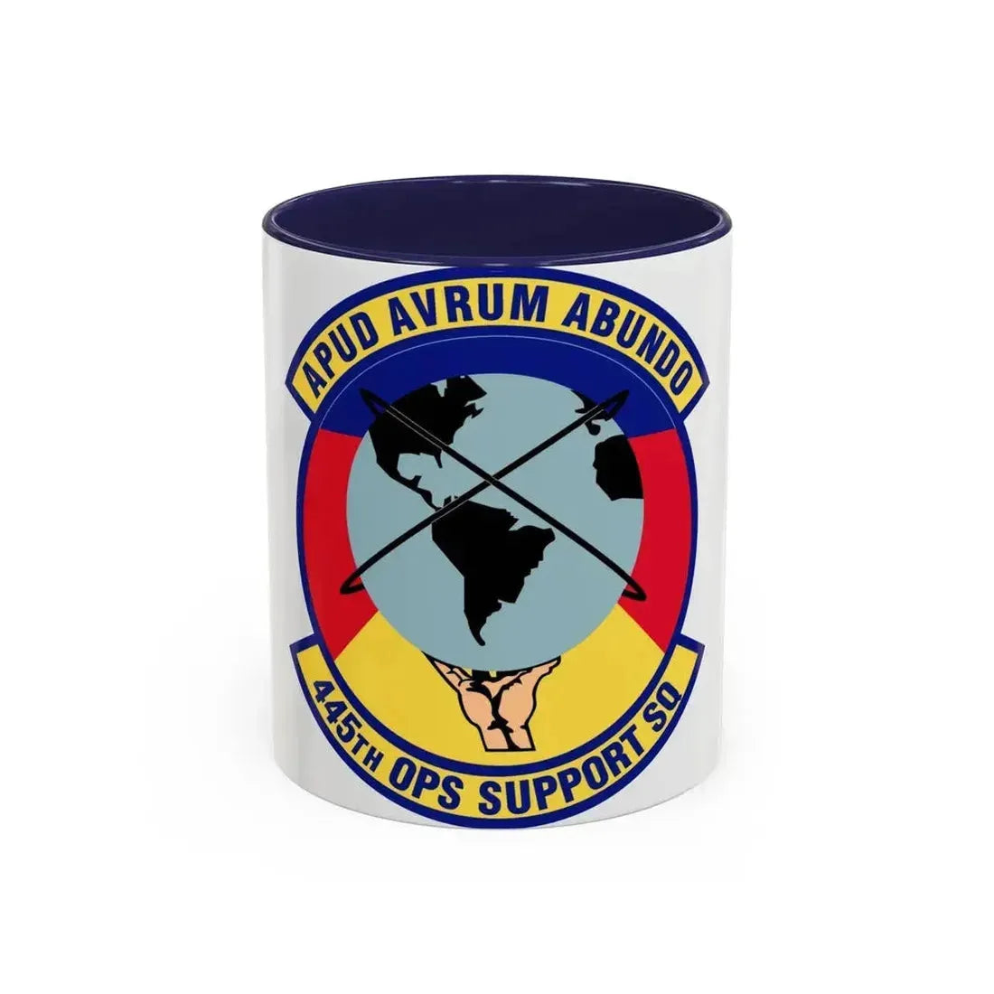 445th Operations Support Squadron (U.S. Air Force) Accent Coffee Mug 11oz Navy - Go Mug Yourself