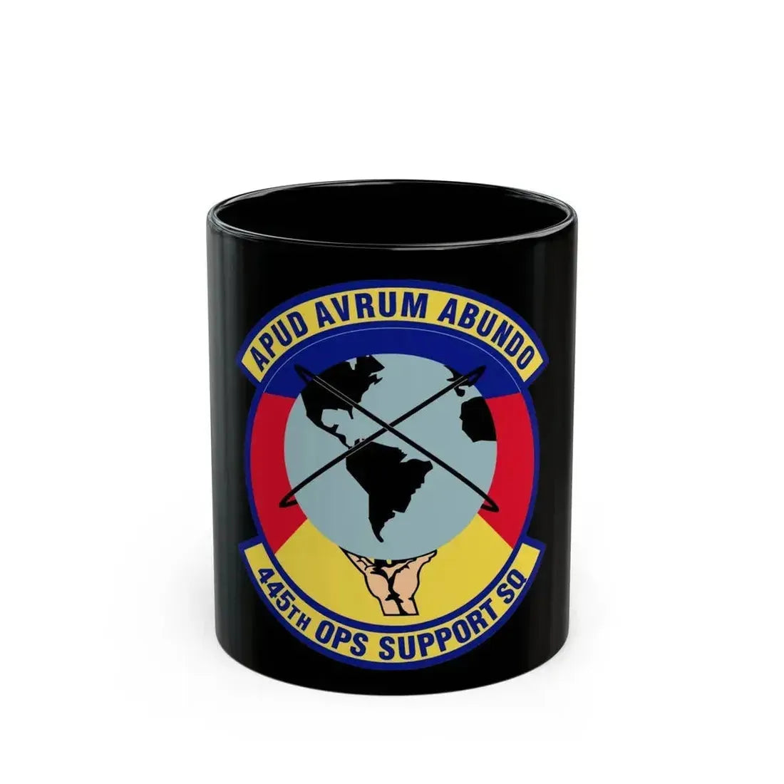 445th Operations Support Squadron (U.S. Air Force) Black Coffee Mug 11oz - Go Mug Yourself