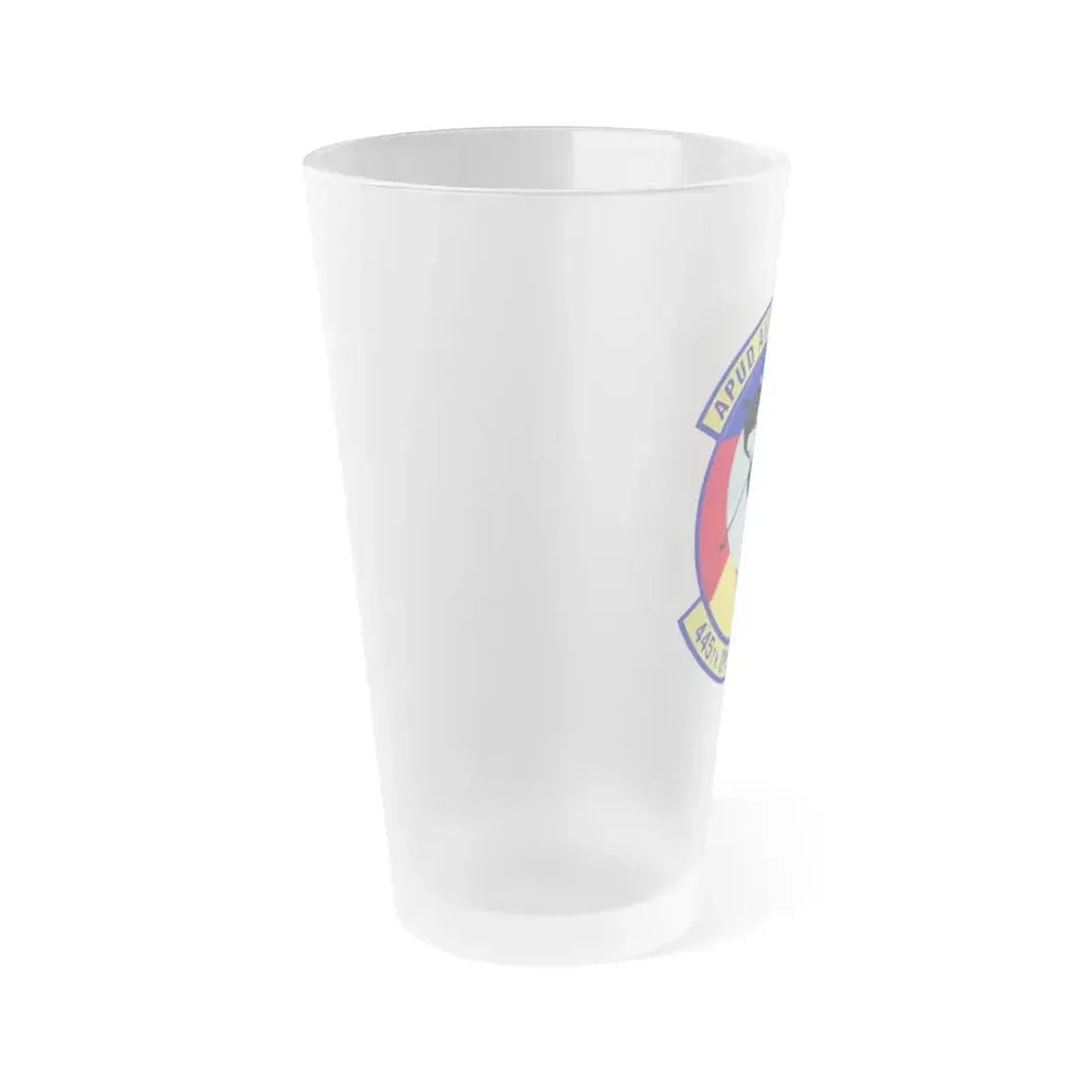 445th Operations Support Squadron (U.S. Air Force) Frosted Pint Glass 16oz - Go Mug Yourself