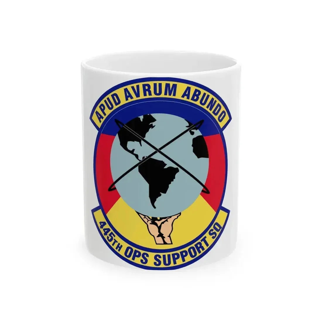 445th Operations Support Squadron (U.S. Air Force) White Coffee Mug 11oz - Go Mug Yourself
