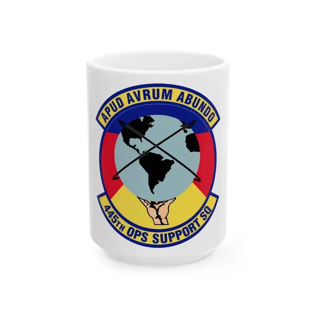 445th Operations Support Squadron (U.S. Air Force) White Coffee Mug 15oz - Go Mug Yourself
