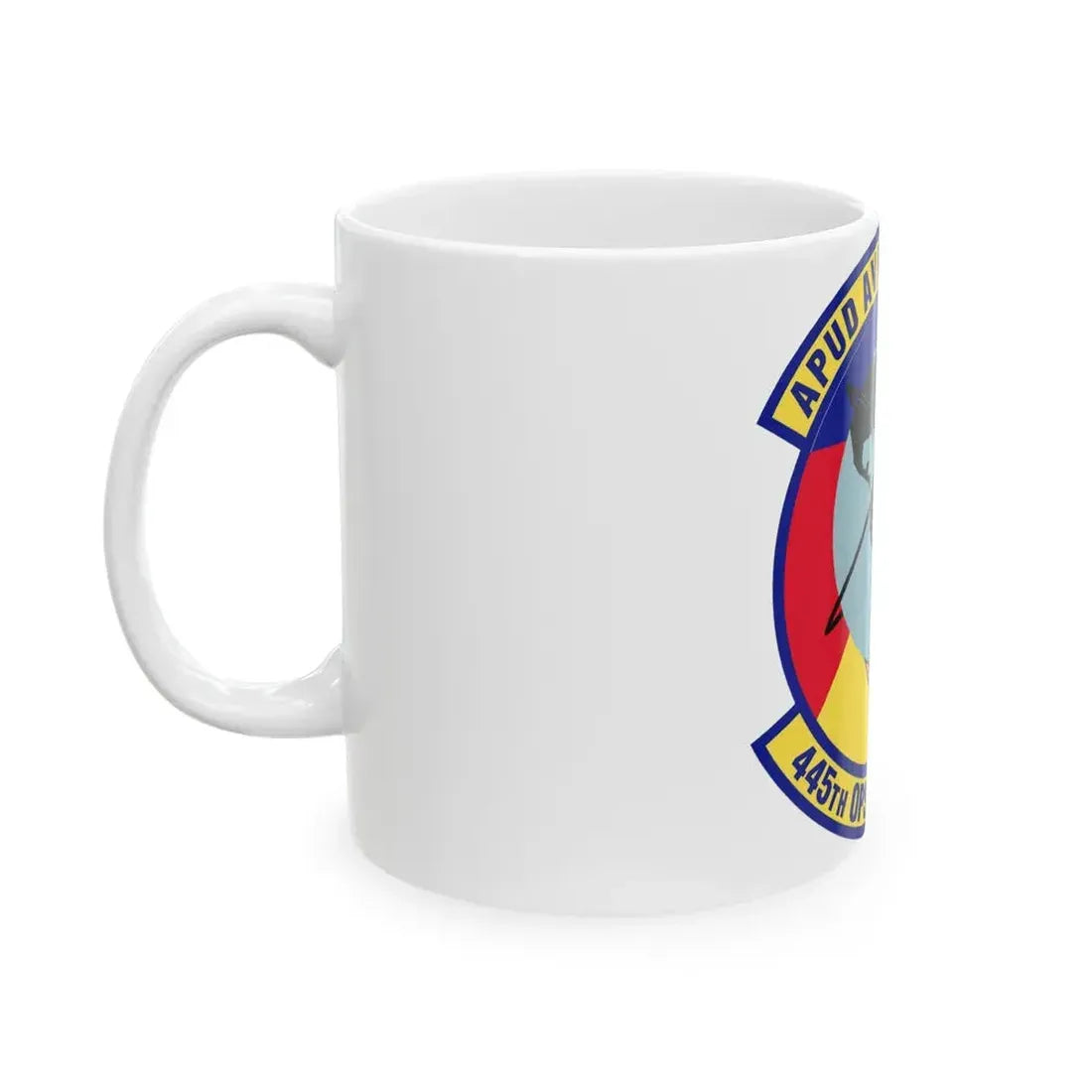 445th Operations Support Squadron (U.S. Air Force) White Coffee Mug - Go Mug Yourself