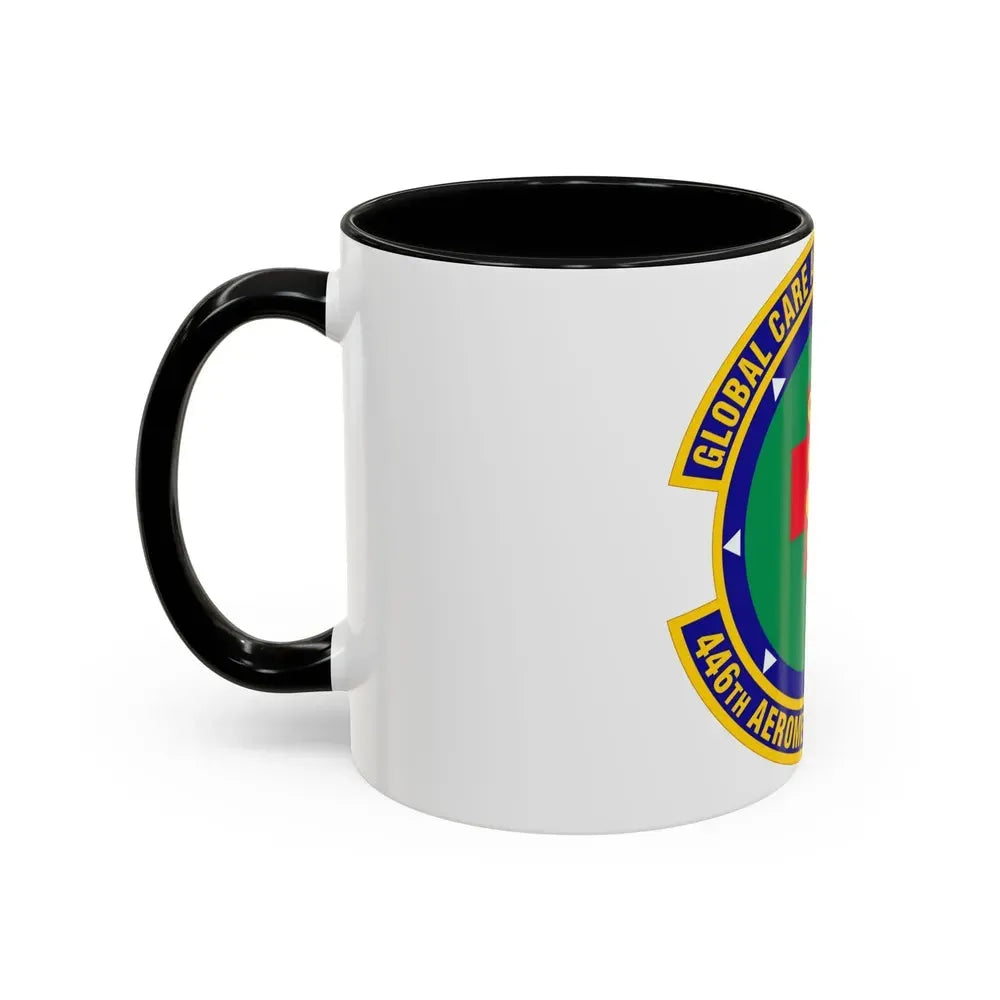 446 Aeromedical Staging Squadron AFRC (U.S. Air Force) Accent Coffee Mug - Go Mug Yourself