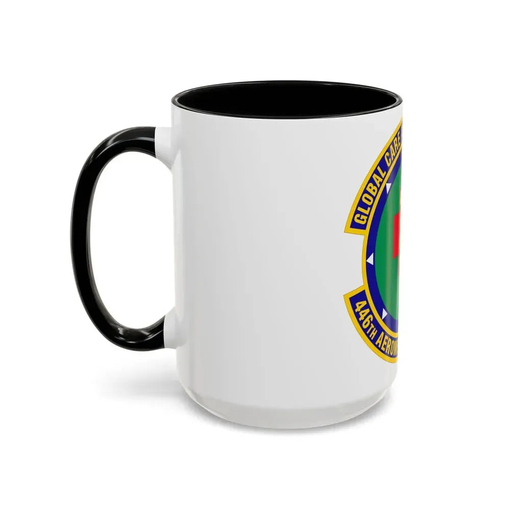 446 Aeromedical Staging Squadron AFRC (U.S. Air Force) Accent Coffee Mug - Go Mug Yourself