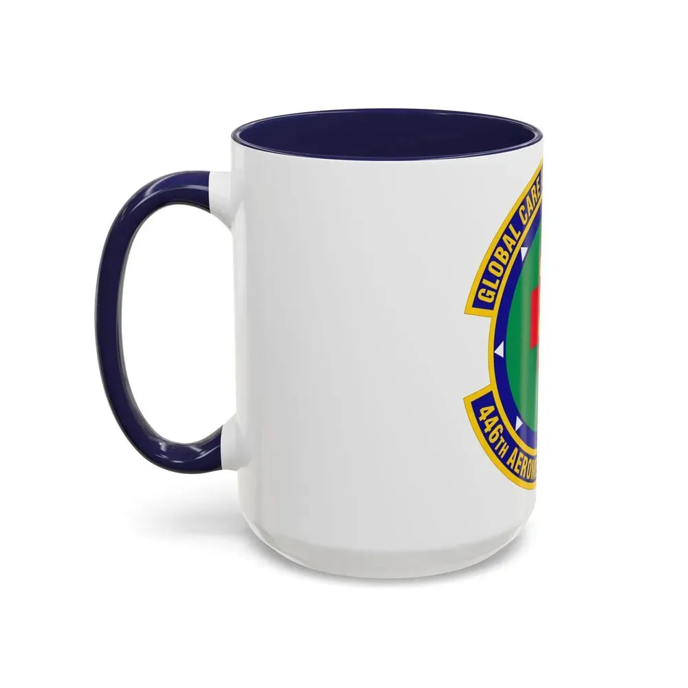 446 Aeromedical Staging Squadron AFRC (U.S. Air Force) Accent Coffee Mug - Go Mug Yourself