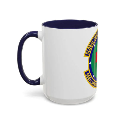 446 Aeromedical Staging Squadron AFRC (U.S. Air Force) Accent Coffee Mug - Go Mug Yourself