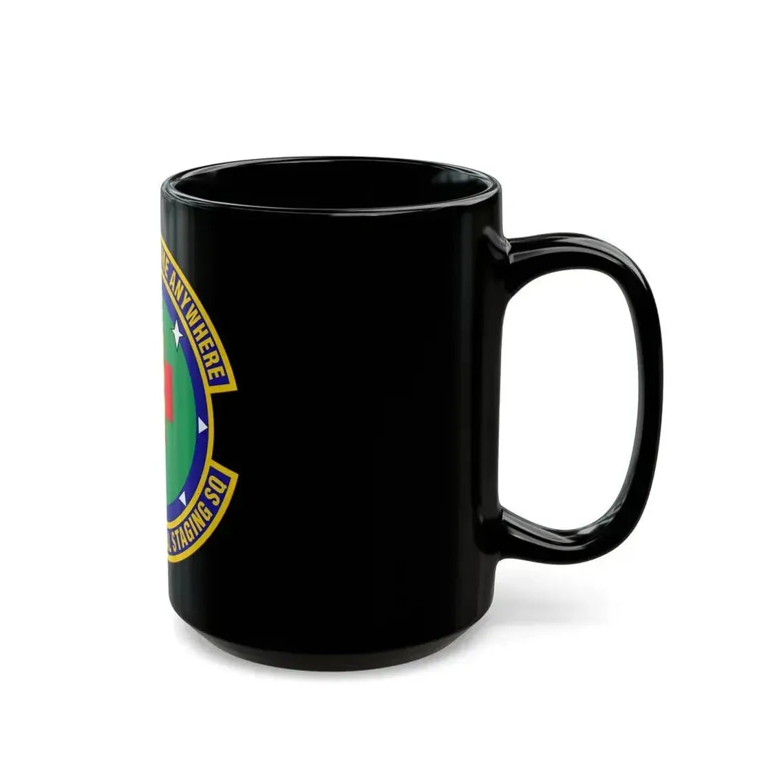 446 Aeromedical Staging Squadron AFRC (U.S. Air Force) Black Coffee Mug - Go Mug Yourself
