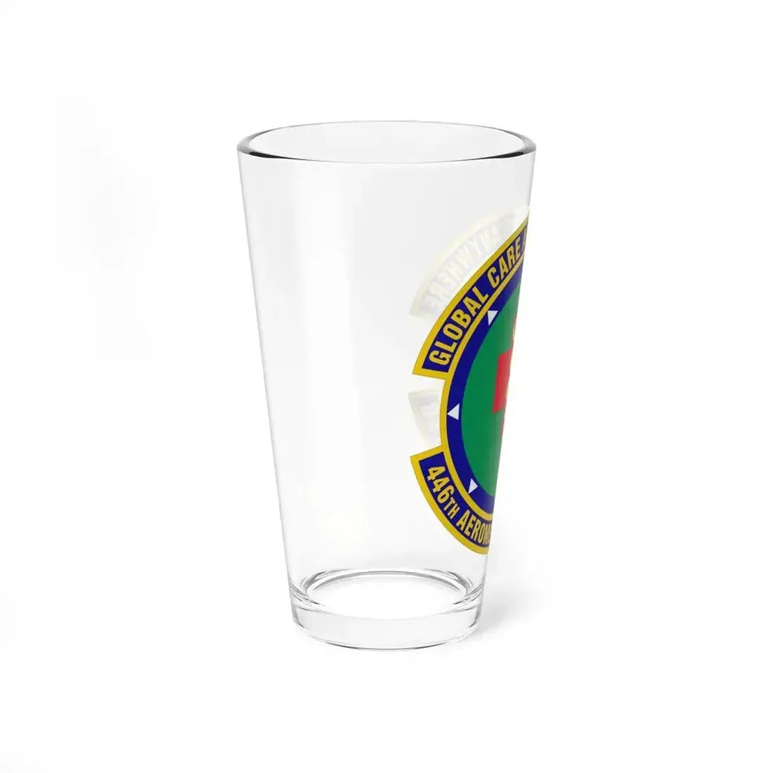 446 Aeromedical Staging Squadron AFRC (U.S. Air Force) Pint Glass 16oz - Go Mug Yourself