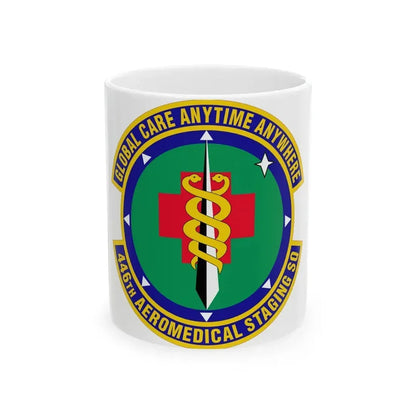 446 Aeromedical Staging Squadron AFRC (U.S. Air Force) White Coffee Mug 11oz - Go Mug Yourself