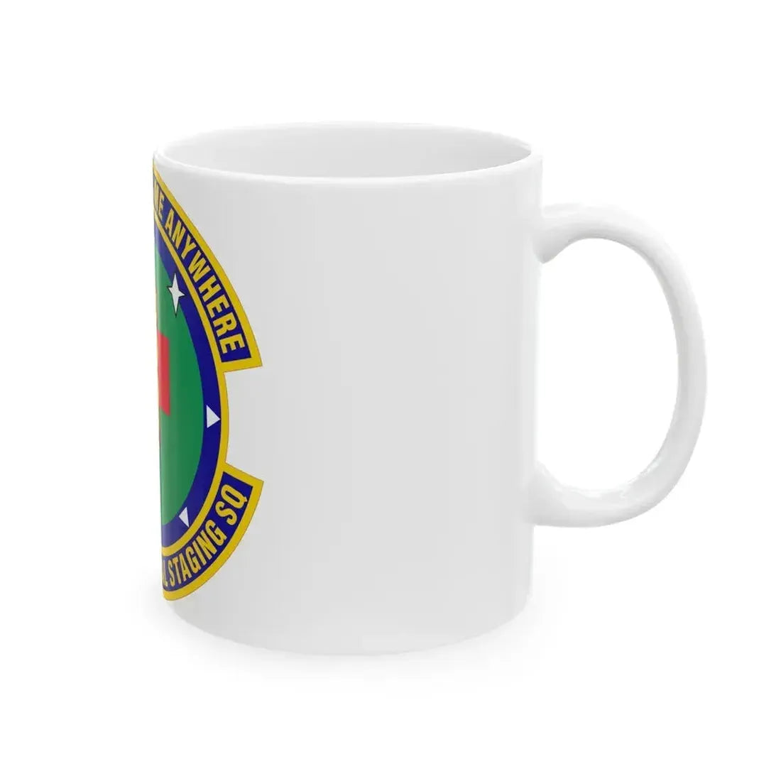 446 Aeromedical Staging Squadron AFRC (U.S. Air Force) White Coffee Mug - Go Mug Yourself