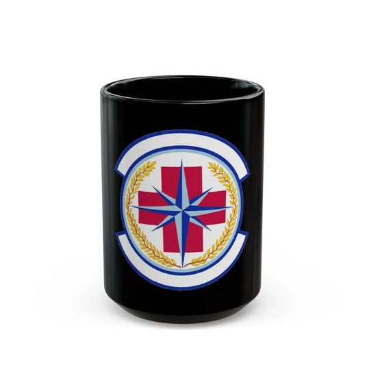 446 Aerospace Medicine Squadron AFRC (U.S. Air Force) Black Coffee Mug-15oz-Go Mug Yourself