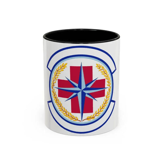 446 Aerospace Medicine Squadron AFRC (U.S. Air Force) Accent Coffee Mug 11oz Black - Go Mug Yourself