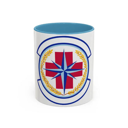 446 Aerospace Medicine Squadron AFRC (U.S. Air Force) Accent Coffee Mug 11oz Light Blue - Go Mug Yourself