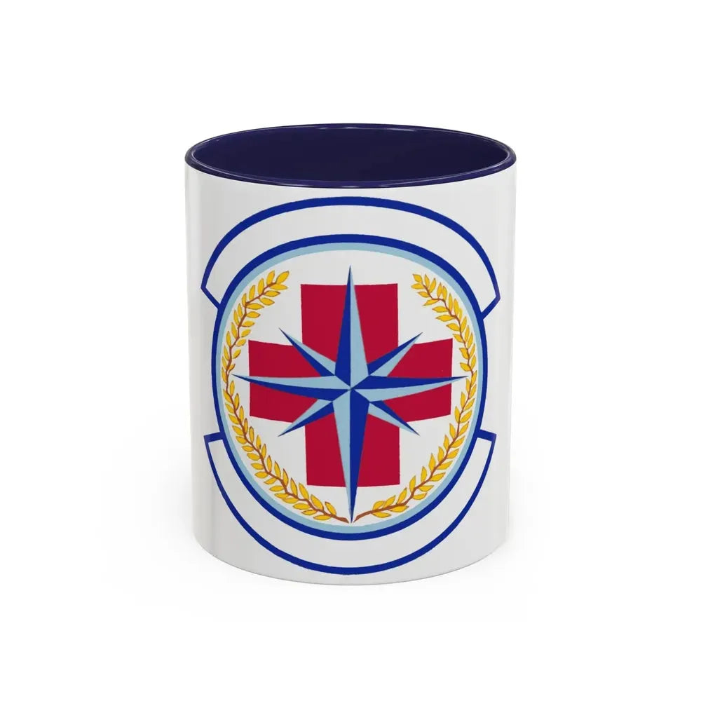 446 Aerospace Medicine Squadron AFRC (U.S. Air Force) Accent Coffee Mug 11oz Navy - Go Mug Yourself