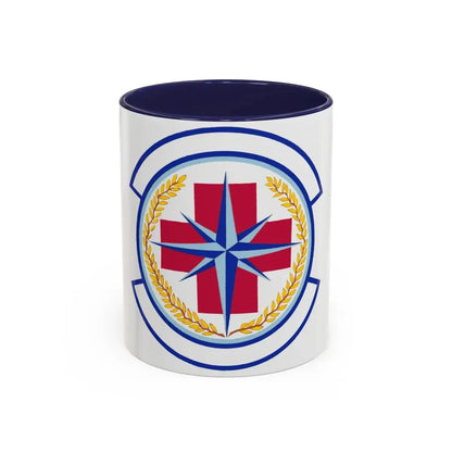 446 Aerospace Medicine Squadron AFRC (U.S. Air Force) Accent Coffee Mug 11oz Navy - Go Mug Yourself