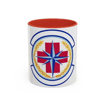 446 Aerospace Medicine Squadron AFRC (U.S. Air Force) Accent Coffee Mug 11oz Red - Go Mug Yourself