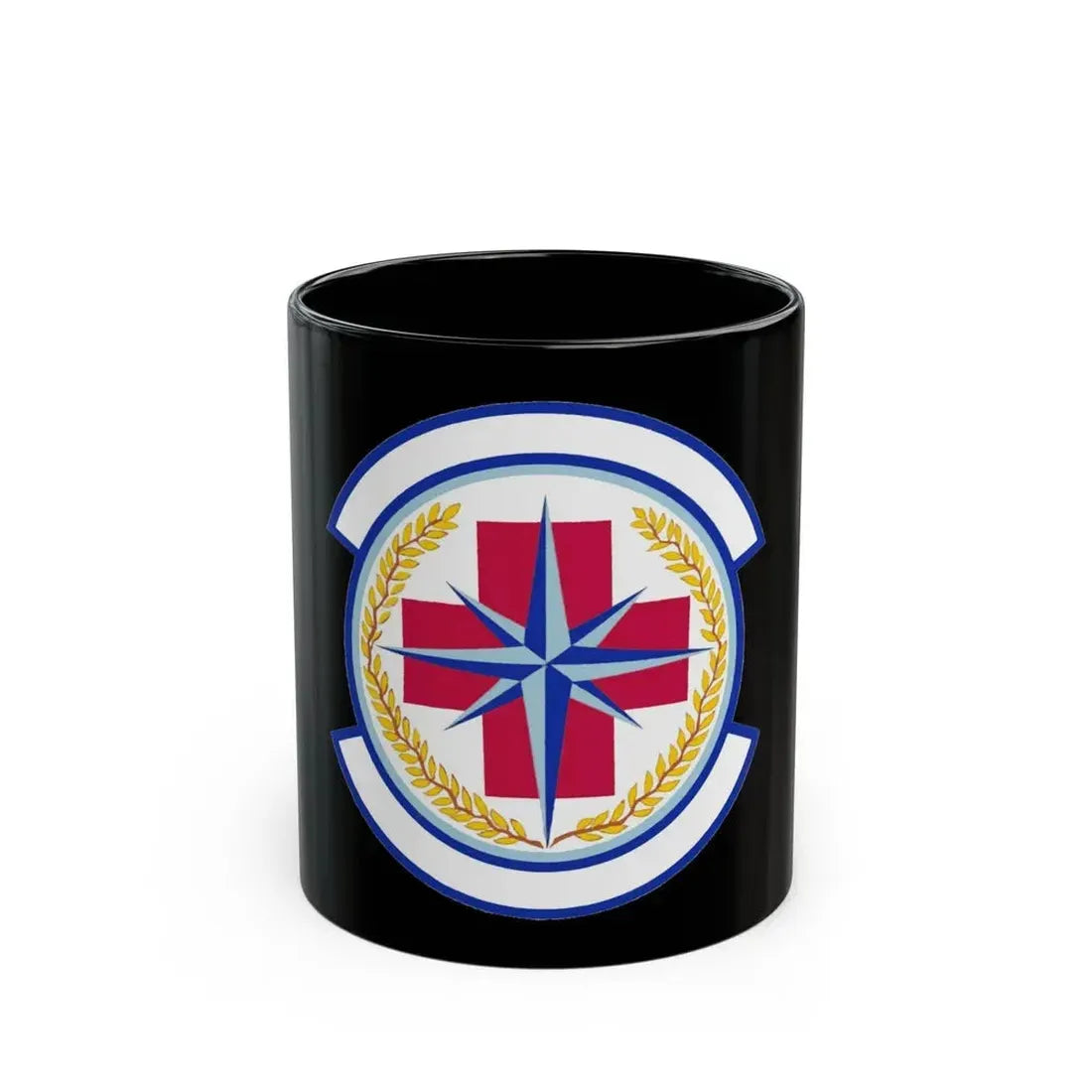 446 Aerospace Medicine Squadron AFRC (U.S. Air Force) Black Coffee Mug 11oz - Go Mug Yourself