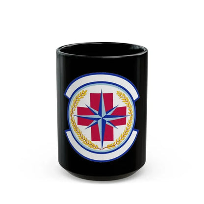 446 Aerospace Medicine Squadron AFRC (U.S. Air Force) Black Coffee Mug 15oz - Go Mug Yourself