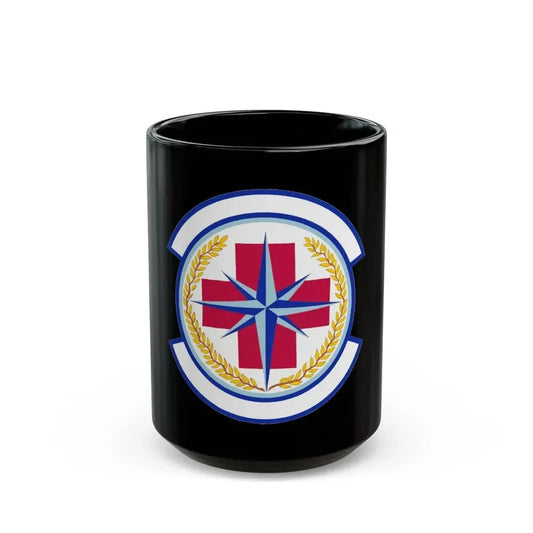 446 Aerospace Medicine Squadron AFRC (U.S. Air Force) Black Coffee Mug 15oz - Go Mug Yourself