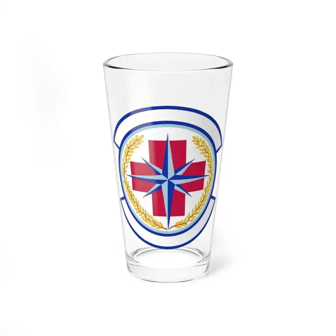 446 Aerospace Medicine Squadron AFRC (U.S. Air Force) Pint Glass 16oz 16oz - Go Mug Yourself