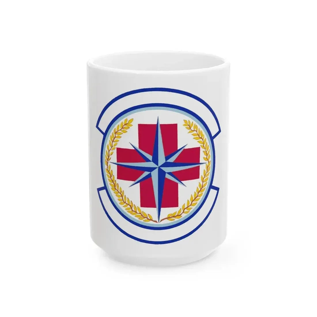 446 Aerospace Medicine Squadron AFRC (U.S. Air Force) White Coffee Mug 15oz - Go Mug Yourself