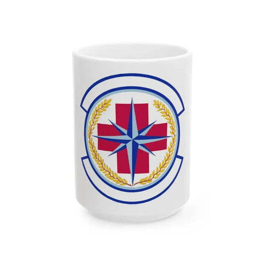 446 Aerospace Medicine Squadron AFRC (U.S. Air Force) White Coffee Mug 15oz - Go Mug Yourself