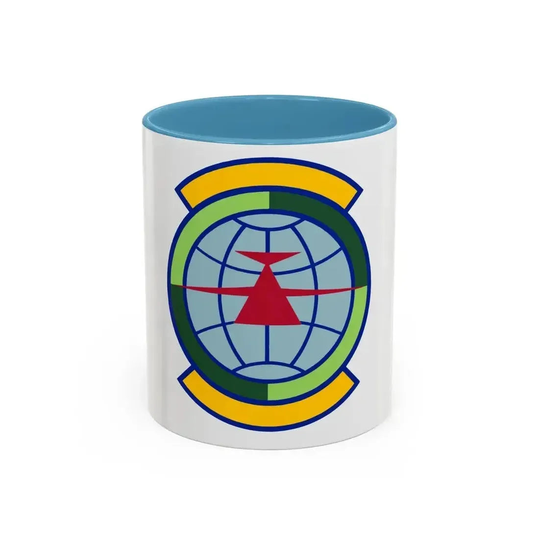 446 Maintenance Squadron (U.S. Air Force) Accent Coffee Mug 11oz Light Blue - Go Mug Yourself