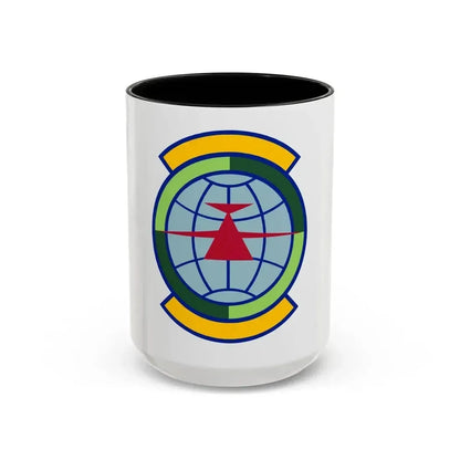 446 Maintenance Squadron (U.S. Air Force) Accent Coffee Mug 15oz Black - Go Mug Yourself