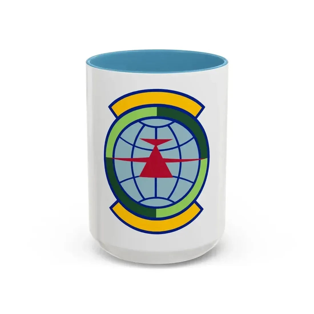 446 Maintenance Squadron (U.S. Air Force) Accent Coffee Mug 15oz Light Blue - Go Mug Yourself