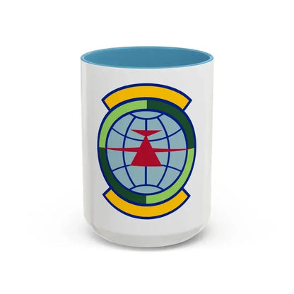 446 Maintenance Squadron (U.S. Air Force) Accent Coffee Mug 15oz Light Blue - Go Mug Yourself