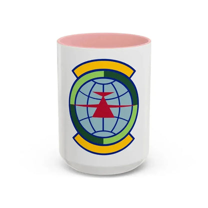 446 Maintenance Squadron (U.S. Air Force) Accent Coffee Mug 15oz Pink - Go Mug Yourself