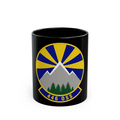 446 Operations Support Squadron (U.S. Air Force) Black Coffee Mug 11oz - Go Mug Yourself