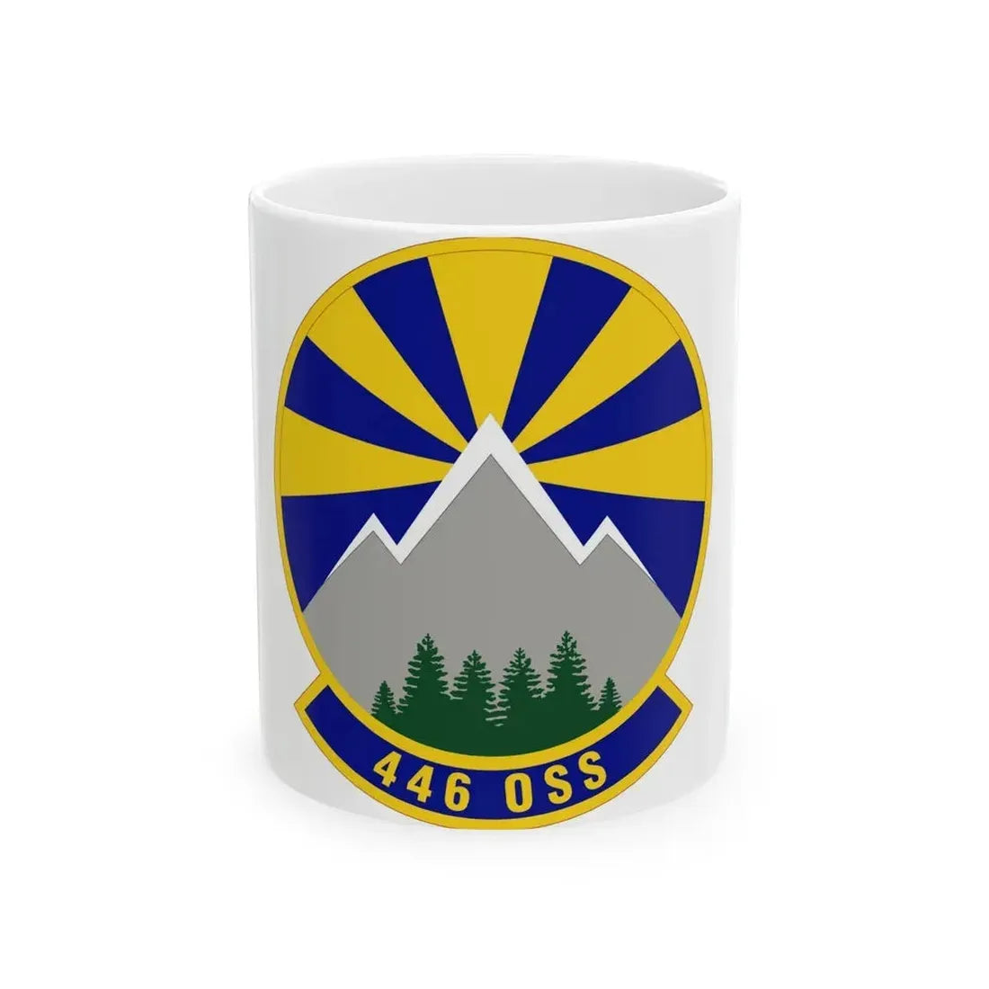 446 Operations Support Squadron (U.S. Air Force) White Coffee Mug 11oz - Go Mug Yourself
