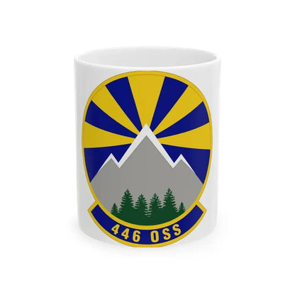 446 Operations Support Squadron (U.S. Air Force) White Coffee Mug 11oz - Go Mug Yourself