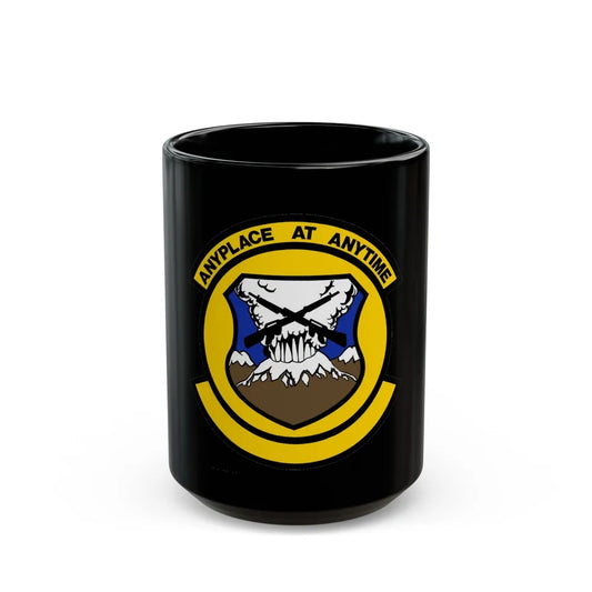 446 Security Forces Squadron AFRC (U.S. Air Force) Black Coffee Mug-15oz-Go Mug Yourself