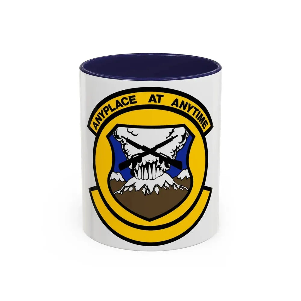 446 Security Forces Squadron AFRC (U.S. Air Force) Accent Coffee Mug 11oz Navy - Go Mug Yourself