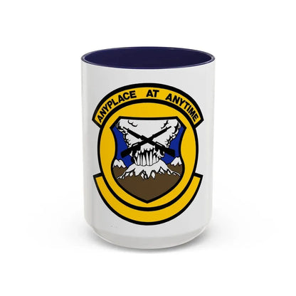 446 Security Forces Squadron AFRC (U.S. Air Force) Accent Coffee Mug 15oz Navy - Go Mug Yourself