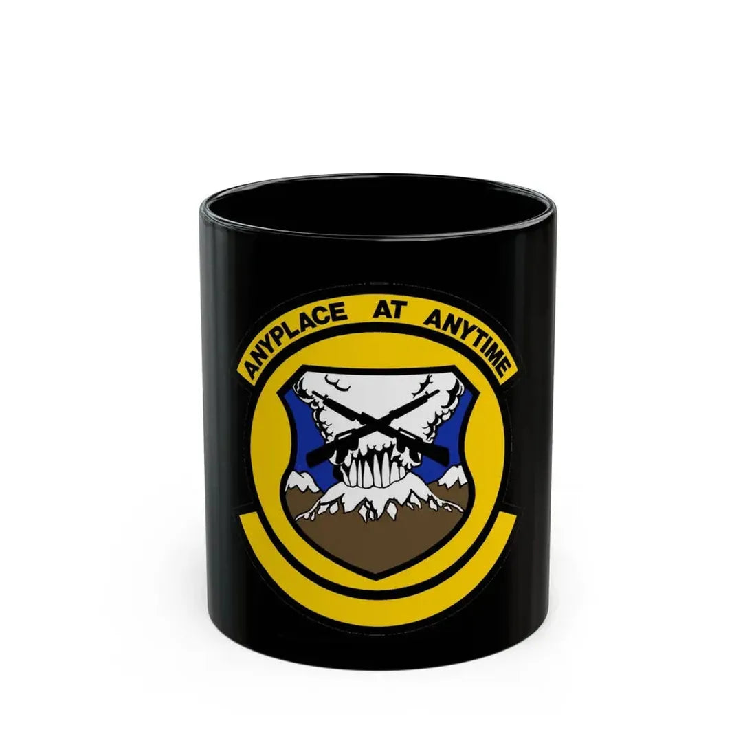 446 Security Forces Squadron AFRC (U.S. Air Force) Black Coffee Mug 11oz - Go Mug Yourself