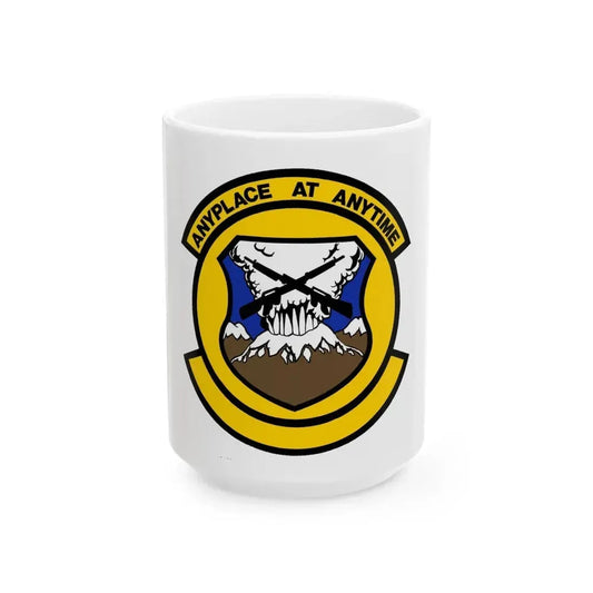 446 Security Forces Squadron AFRC (U.S. Air Force) White Coffee Mug 15oz - Go Mug Yourself
