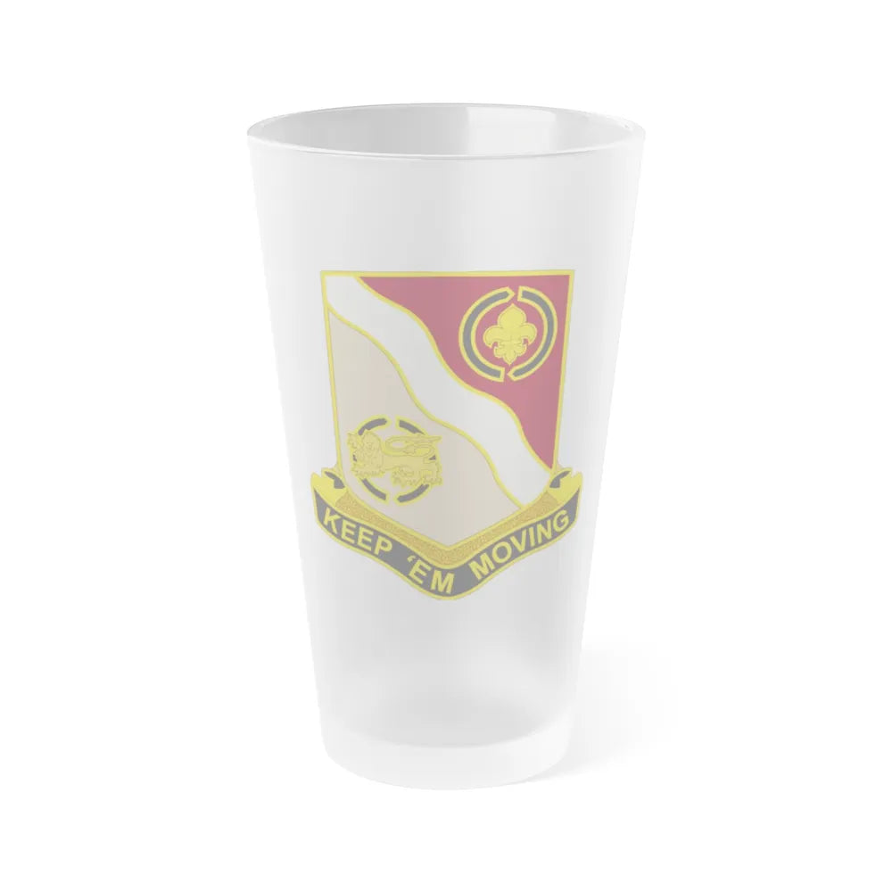 446 Transportation Battalion (U.S. Army) Frosted Pint Glass 16oz-Go Mug Yourself